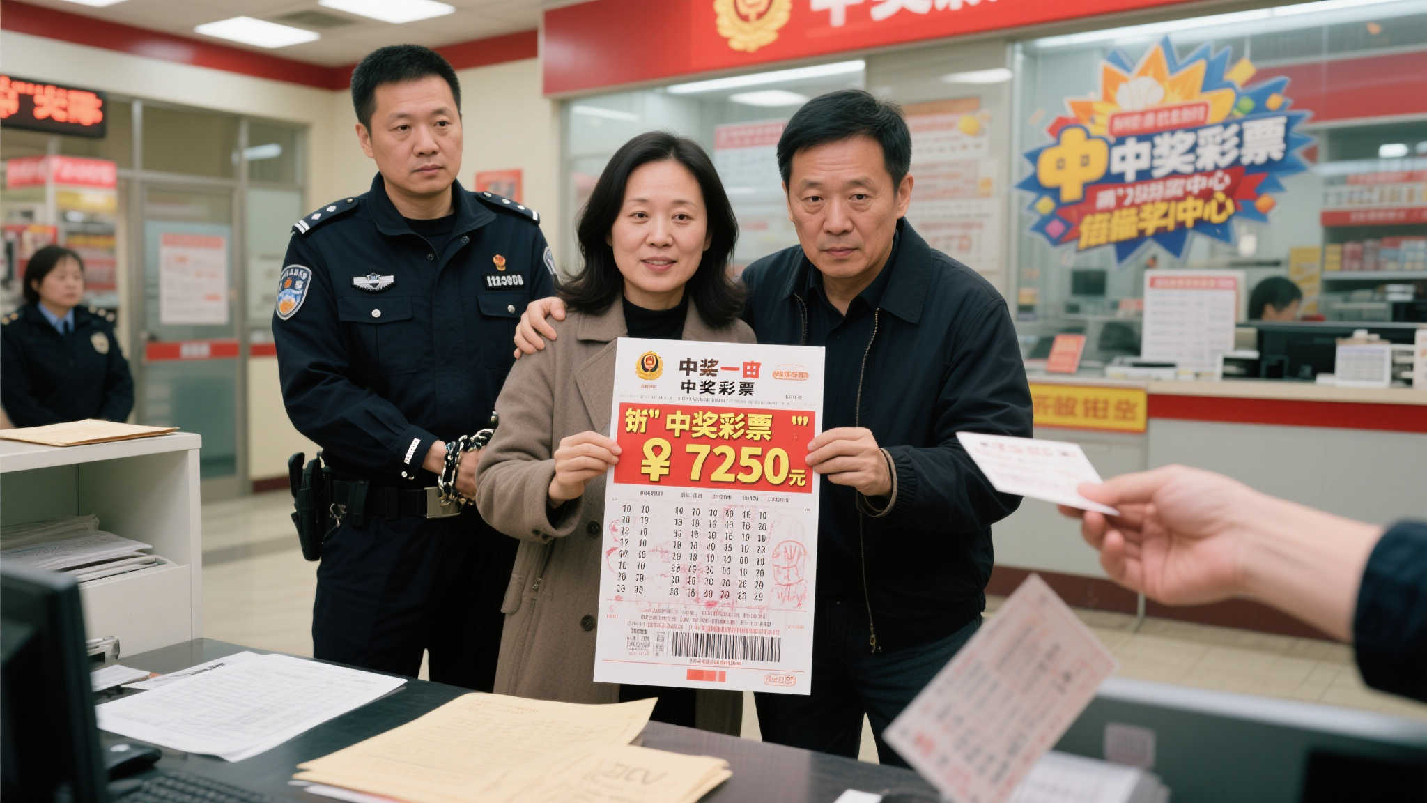 夫妇涉嫌伪造彩票骗领725万 当场被抓面临严厉指控 夫妇涉嫌伪造彩票骗领725万 当场被抓面临严厉指控